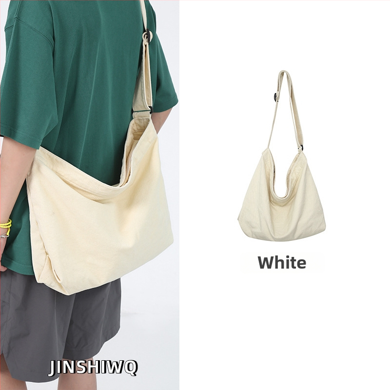Muška platnena torba velikog kapaciteta, crossbody torba preko ramena, ležerni japanski stil
