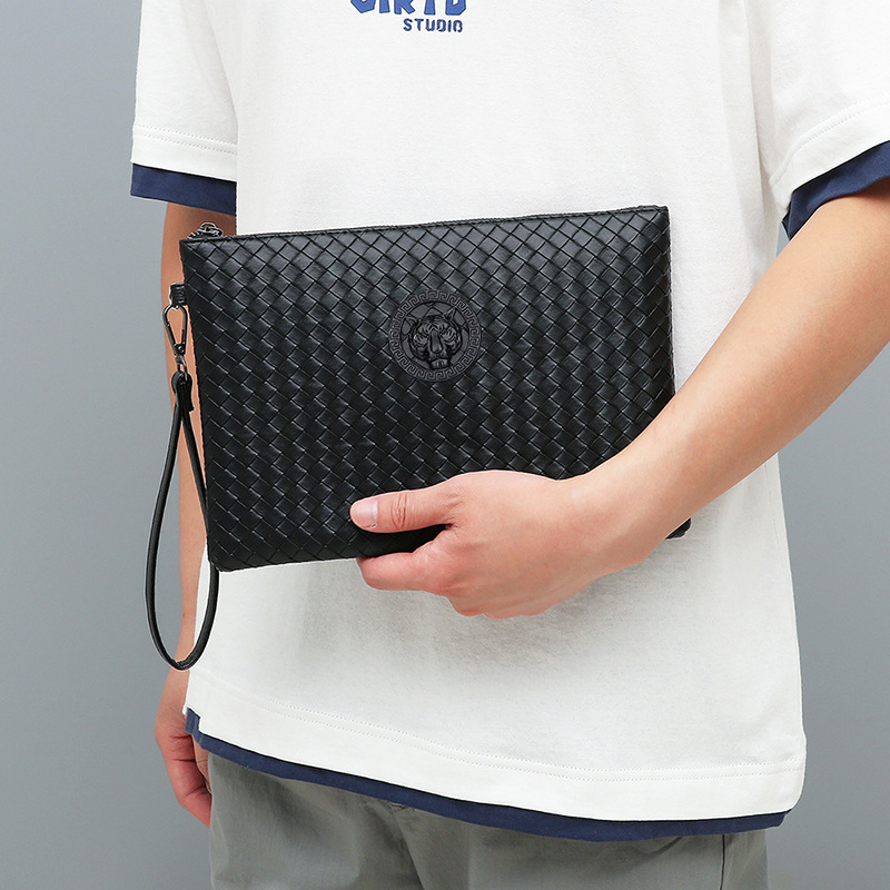 Clutch masculin pentru afaceri – piele PU, impermeabil, căptușeală din poliester, model zl-htb