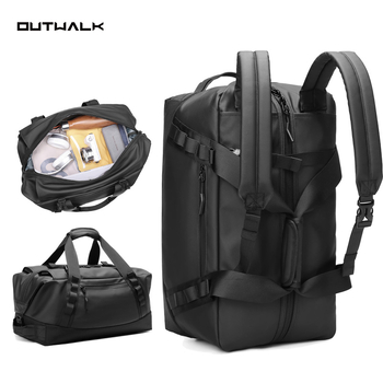 Outwalk unisex putna duffel torba, Oxford platna, prozračna i vodootporna, naramenica i ručni nositelj, street style, za rekreacijska putovanja