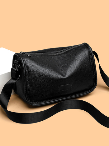 Pánska kožená ramenná taška na cestovanie a biznis, veľká kapacita, koža prvej triedy hovädzej, podšívka polyester, priedušný a vodeodolný