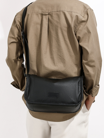 Pánska kožená ramenná taška na cestovanie a biznis, veľká kapacita, koža prvej triedy hovädzej, podšívka polyester, priedušný a vodeodolný