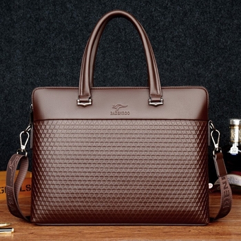 Uniszex PU bőrtáska – Modell 099, INFIKANGAROO, Kopásálló, Üzleti út táska