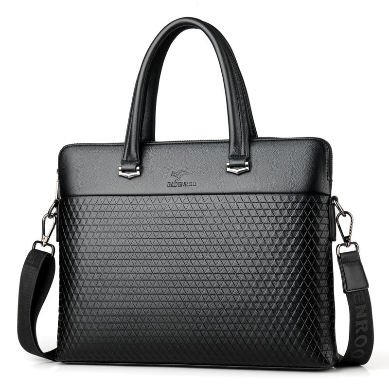 Uniszex PU bőrtáska – Modell 099, INFIKANGAROO, Kopásálló, Üzleti út táska