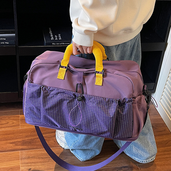 Torba za fitness za plivanje sa suho–mokrim odjeljkom, prozračan materijal, unisex, preko ramena