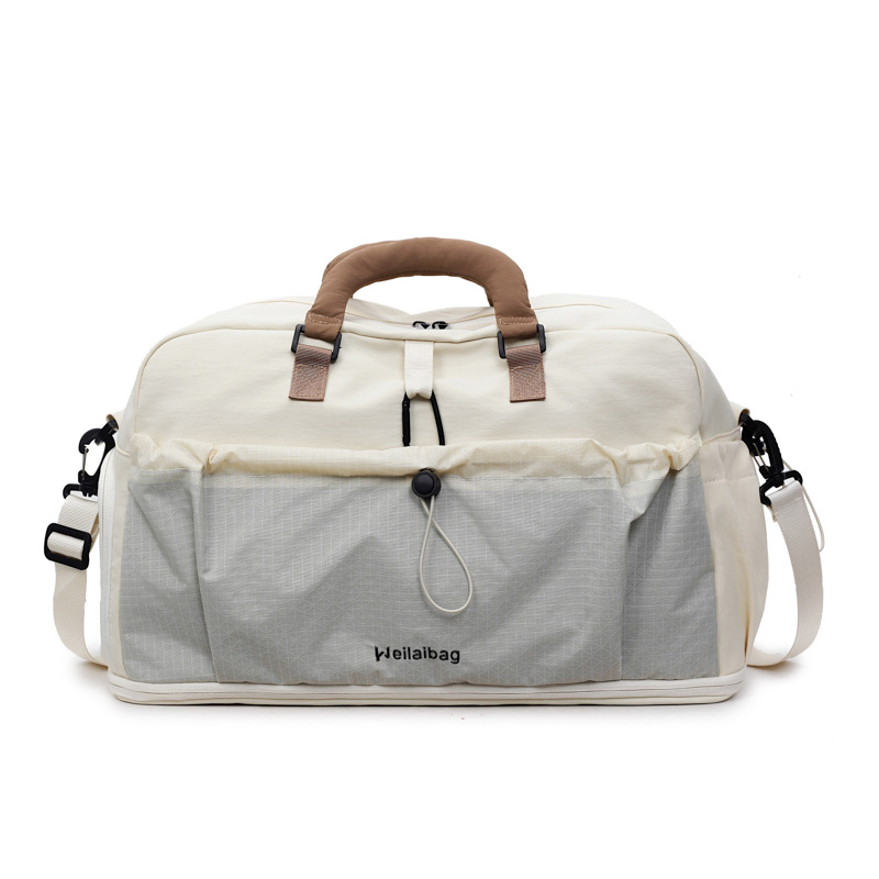 Torba za fitness za plivanje sa suho–mokrim odjeljkom, prozračan materijal, unisex, preko ramena