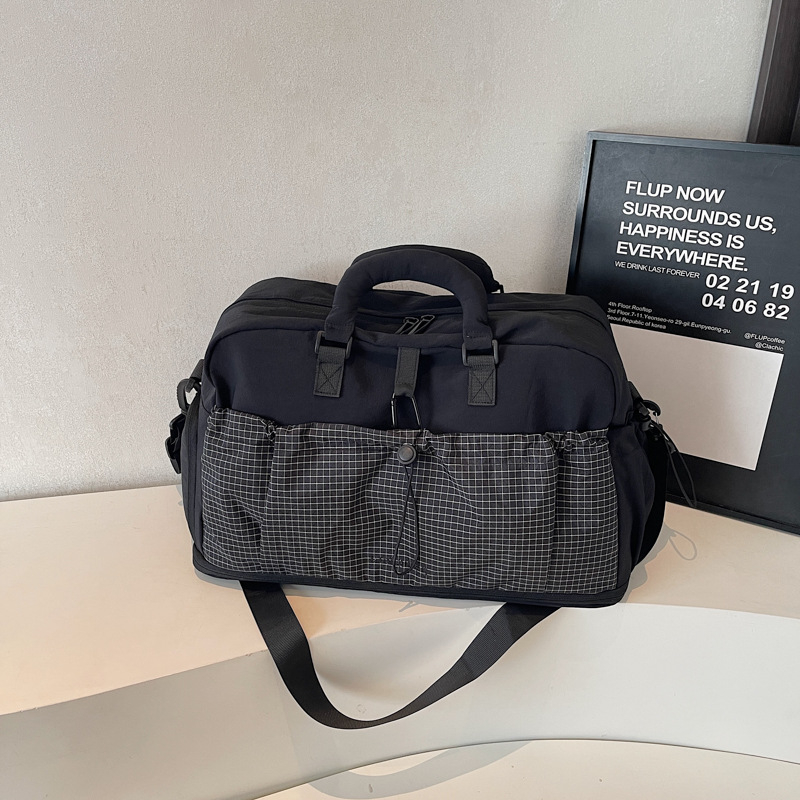 Torba za fitness za plivanje sa suho–mokrim odjeljkom, prozračan materijal, unisex, preko ramena