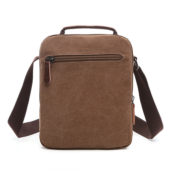 Muška crossbody torba – gradski stil, platno materijal, otporna na trošenje, podstava od poliester-pamuk, može stati 8-inčni laptop
