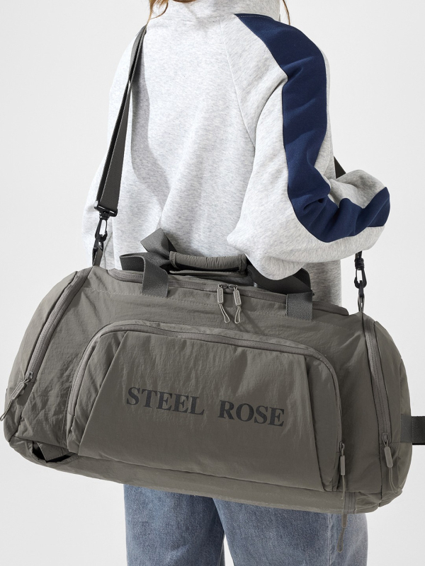 Putna sportska torba s odjeljkom za cipele, 20–35L, Oxford tkanina, prozračna, ultralagana, otporna na habanje, odjeljak suho/mokra, unisex
