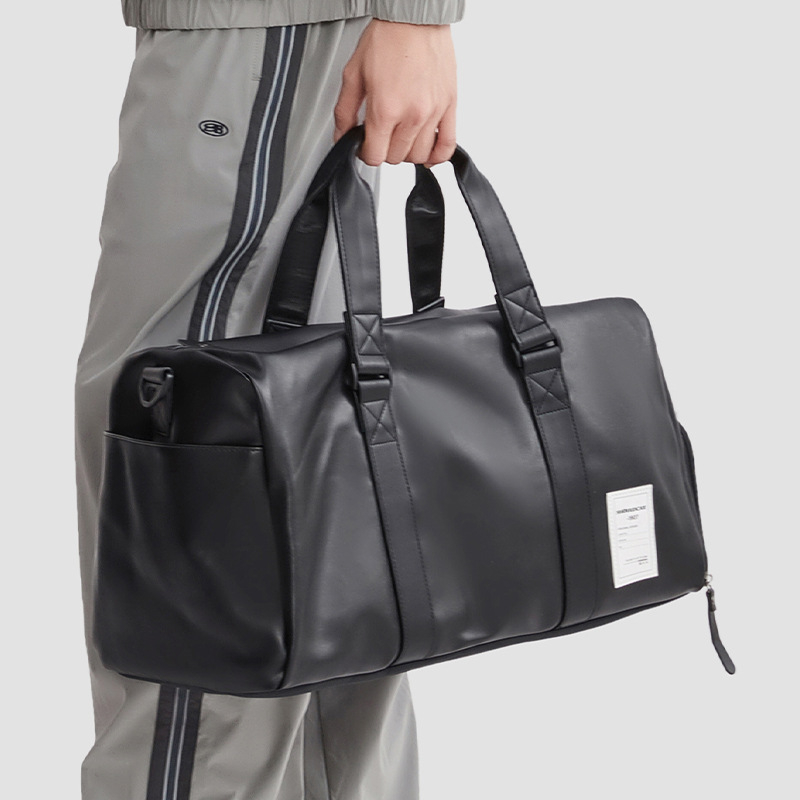Unisex torba za fitness i putovanja sa suho–mokrim odjeljkom, PU materijal, kapacitet 36–55 L, vodootporna