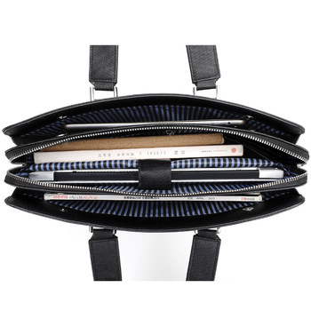 Muška torba Ultrafilm od kože, vodootporna crossbody torba za poslovna putovanja, pogodna za laptop