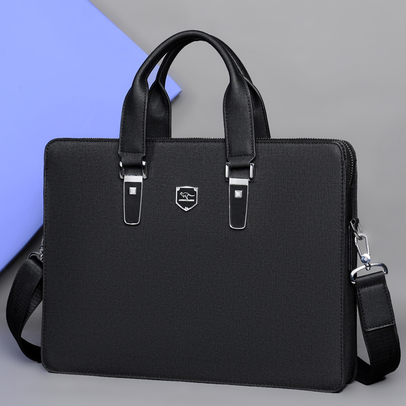 Muška torba Ultrafilm od kože, vodootporna crossbody torba za poslovna putovanja, pogodna za laptop
