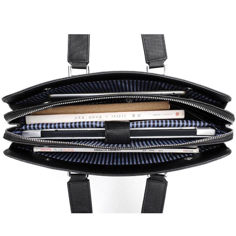 Muška torba Ultrafilm od kože, vodootporna crossbody torba za poslovna putovanja, pogodna za laptop