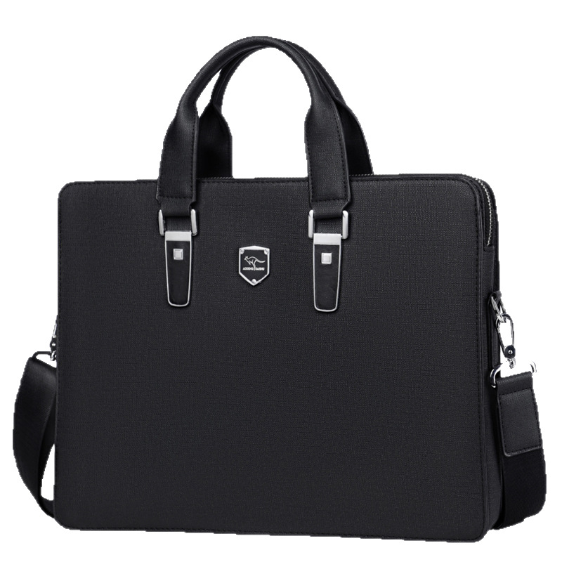 Muška torba Ultrafilm od kože, vodootporna crossbody torba za poslovna putovanja, pogodna za laptop