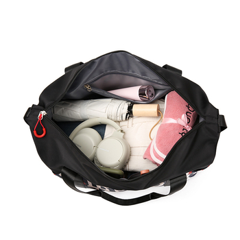 Torba za kabinsko putovanje, kapacitet 20–35 L, Oxford tkanina, vodootporna, otporna na habanje, odjeljak za suhu i mokru robu, geometrijski uzorak, gradski stil