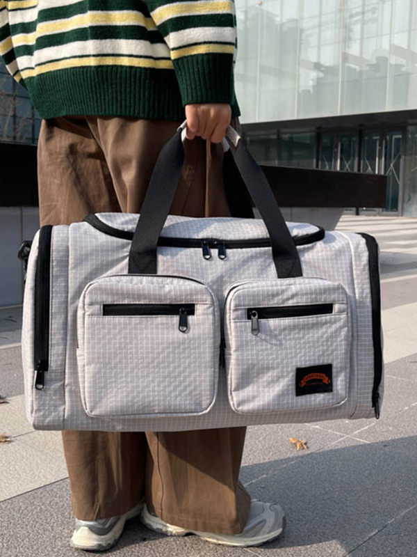 Sklopiva putna torba, kapacitet 20–35 L, Oxford tkanina, vodootporna i otporna na habanje, odjeljak za obuće, odjeljak suho/mokra, crossbody torba