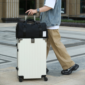 Unisex torba za kratka putovanja – kapacitet 20–35 L, Oxford tkanina, odjeljak suho/mokro