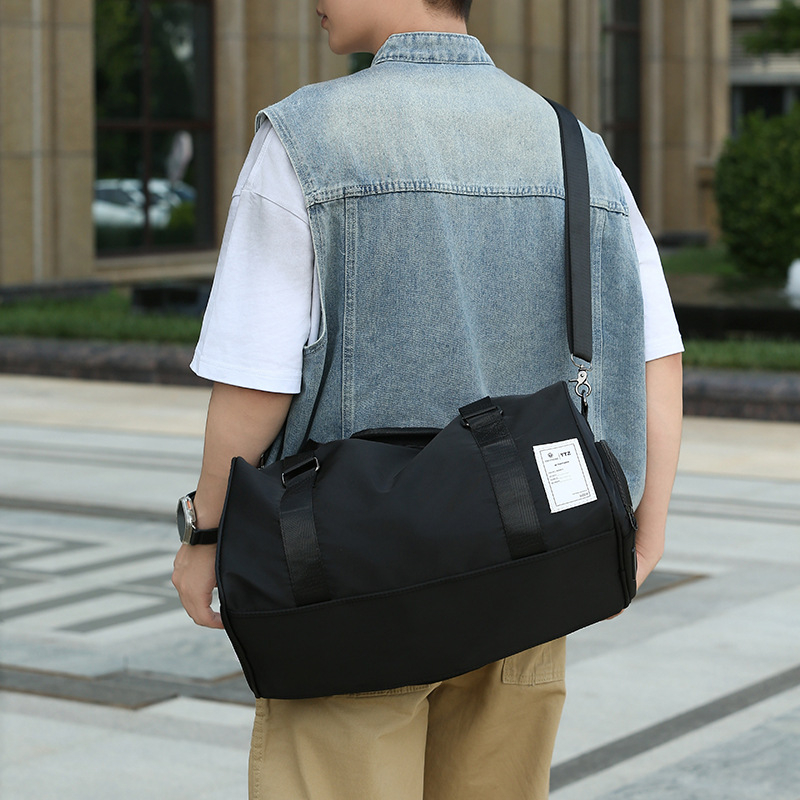 Unisex torba za kratka putovanja – kapacitet 20–35 L, Oxford tkanina, odjeljak suho/mokro