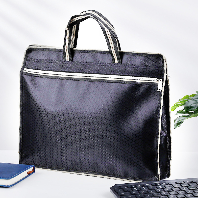 Portable Briefcase poslovna torba s zatvaračem od Oxford platna, velika kapaciteta, debljina materijala 0,7 mm, težina 0,1 kg