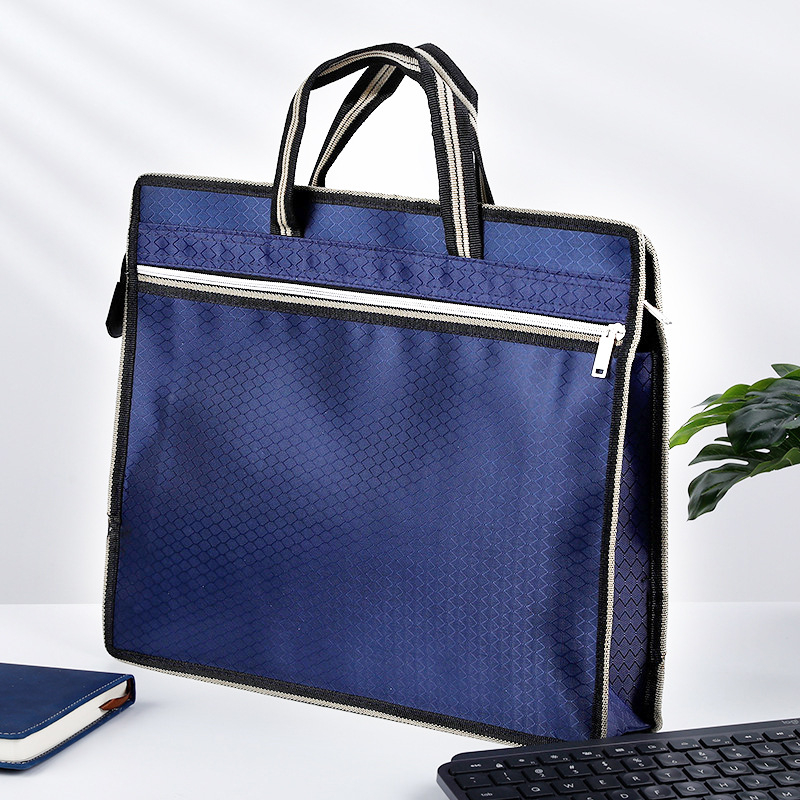 Portable Briefcase poslovna torba s zatvaračem od Oxford platna, velika kapaciteta, debljina materijala 0,7 mm, težina 0,1 kg