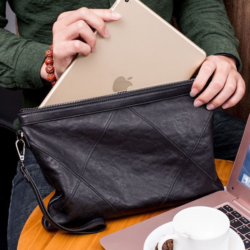 Muška torba od corduroya s džepom za 8-inčni tablet, Qinlang, podstava od ovčje kože, za poslovno putovanje
