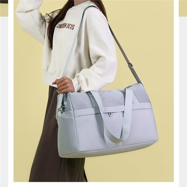Unisex torba za laptop za putovanja, vodootporna, proširiva, suho/mokro odjeljak, 20–35L, Oxford tkanina