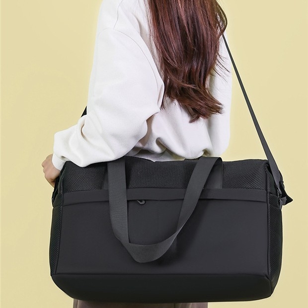 Unisex torba za laptop za putovanja, vodootporna, proširiva, suho/mokro odjeljak, 20–35L, Oxford tkanina