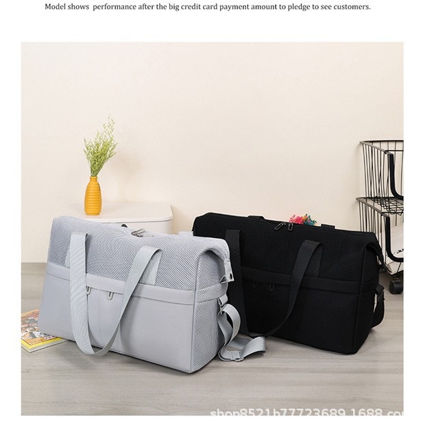 Unisex torba za laptop za putovanja, vodootporna, proširiva, suho/mokro odjeljak, 20–35L, Oxford tkanina