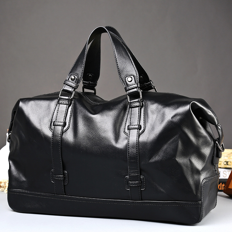 Muška torba s uličnim stilom, PU koža, vodootporna, kompatibilna s 14-inčnim laptopom, velika kapaciteta, crossbody torba