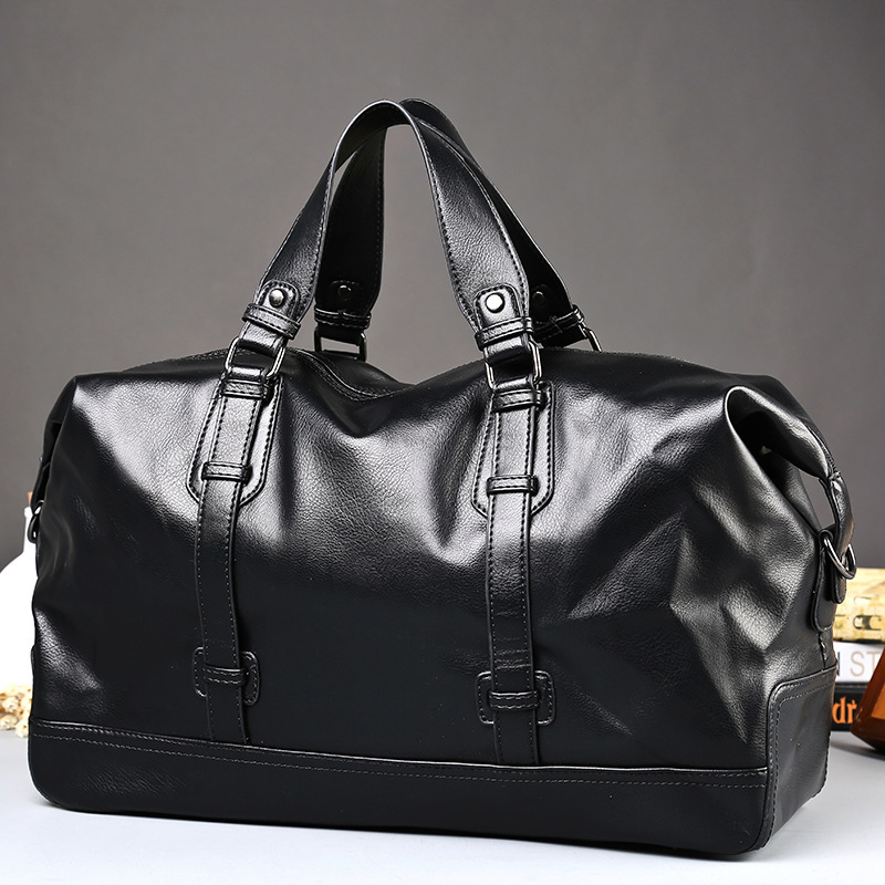 Muška torba s uličnim stilom, PU koža, vodootporna, kompatibilna s 14-inčnim laptopom, velika kapaciteta, crossbody torba
