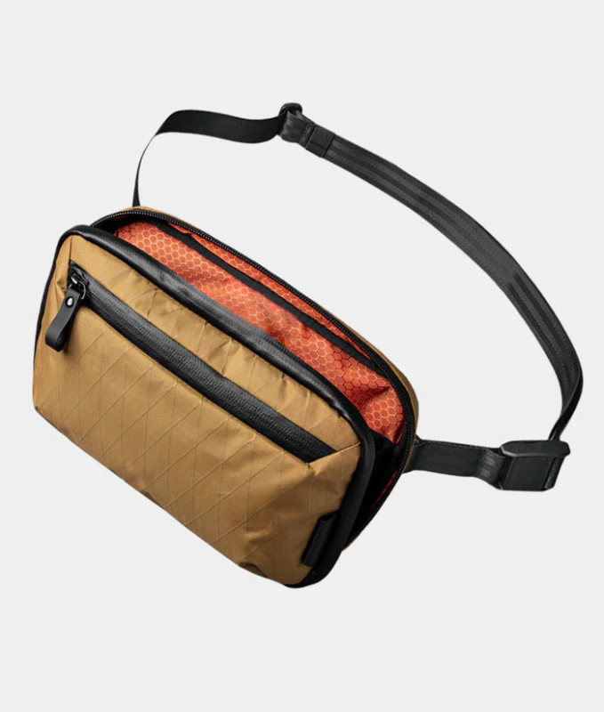 Pánska nylonová crossbody taška, mestský štýl, vodeodolná a odolná voči opotrebeniu, polyesterová podšívka, značka Dkallee (Nylon; Vodeodolnosť; Odolnosť voči opotrebeniu; Mestský štýl; Polyesterová podšívka)