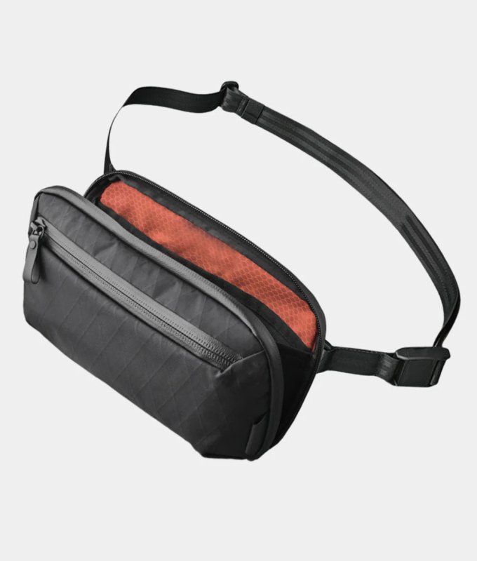 Pánska nylonová crossbody taška, mestský štýl, vodeodolná a odolná voči opotrebeniu, polyesterová podšívka, značka Dkallee (Nylon; Vodeodolnosť; Odolnosť voči opotrebeniu; Mestský štýl; Polyesterová podšívka)