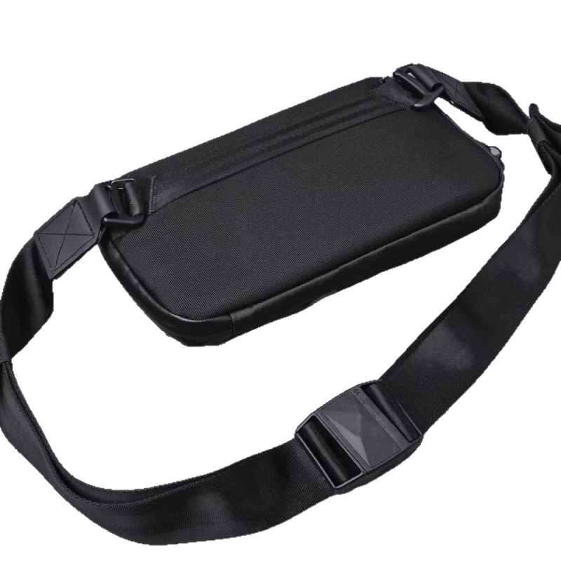 Pánska nylonová crossbody taška, mestský štýl, vodeodolná a odolná voči opotrebeniu, polyesterová podšívka, značka Dkallee (Nylon; Vodeodolnosť; Odolnosť voči opotrebeniu; Mestský štýl; Polyesterová podšívka)