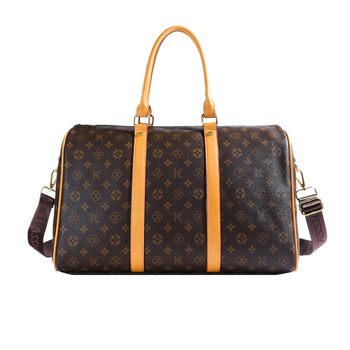 Uniszex rövid utazáshoz való utazótáska geometriai mintával, kapacitás 36-55 L, PU anyag, vízálló