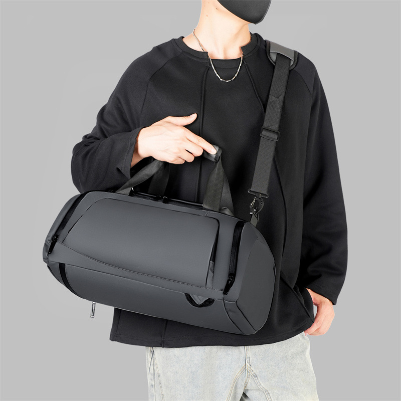 Unisex PU sportska i putna torba, prozračna, vodootporna, otporna na habanje, suho/mokro odjeljenje, poslovni stil