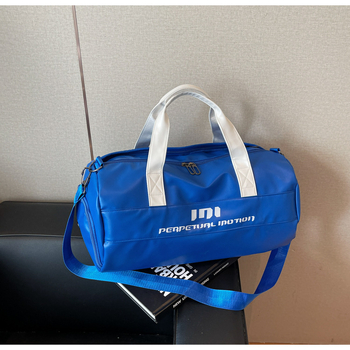 Unisex torba za fitness velikog kapaciteta s odjeljkom za mokro/suho, PU vodootporna crossbody torba za putovanja, 20–35L, podstava od poliestera, street style
