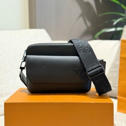 Muška crossbody torba od prave kože s geometrijskim uzorkom, unutrašnja podstava Oxford tkanina, gradski stil.