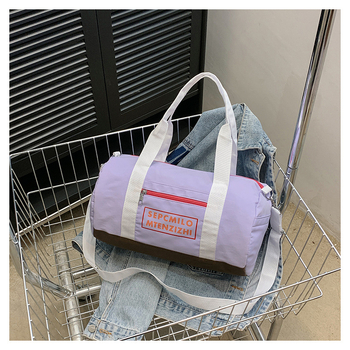 Korejskog stila sportska torba preko tijela za kratka putovanja, unisex, kapacitet ispod 20L, najlon, prozračna i ultra lagana, podstava najlona