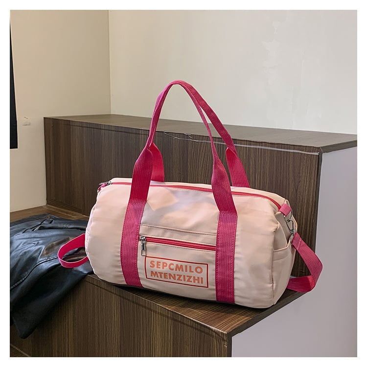 Korejskog stila sportska torba preko tijela za kratka putovanja, unisex, kapacitet ispod 20L, najlon, prozračna i ultra lagana, podstava najlona