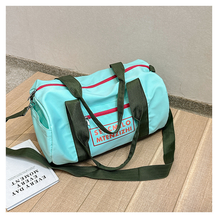 Korejskog stila sportska torba preko tijela za kratka putovanja, unisex, kapacitet ispod 20L, najlon, prozračna i ultra lagana, podstava najlona