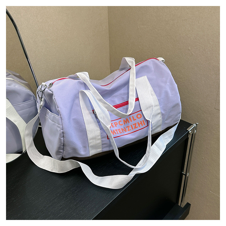 Korejskog stila sportska torba preko tijela za kratka putovanja, unisex, kapacitet ispod 20L, najlon, prozračna i ultra lagana, podstava najlona