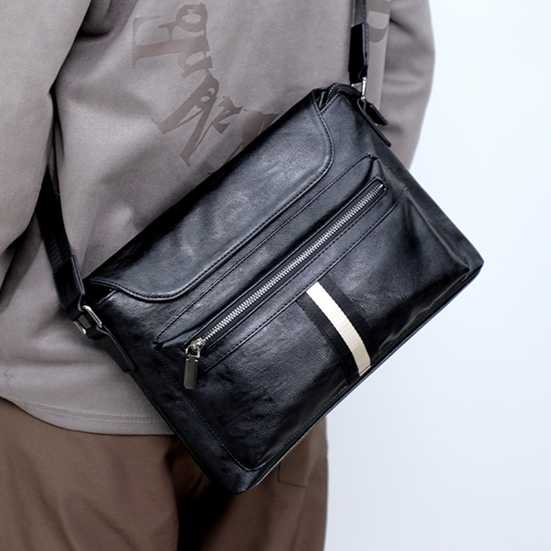 Muška crossbody torba, PU materijal, unisex stil, podstava poliester, pogodna za rekreacijska putovanja