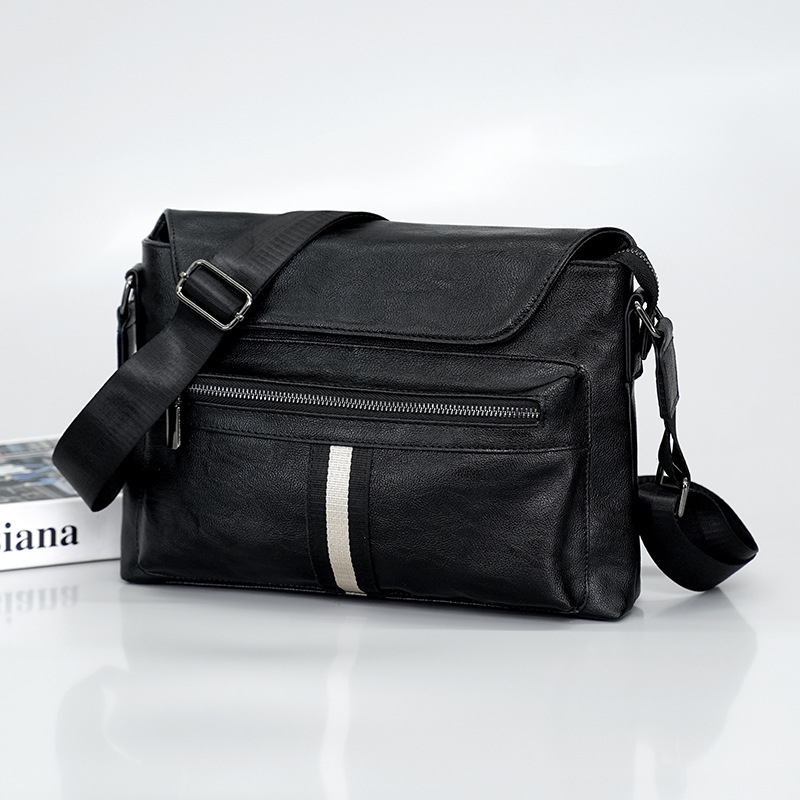 Muška crossbody torba, PU materijal, unisex stil, podstava poliester, pogodna za rekreacijska putovanja