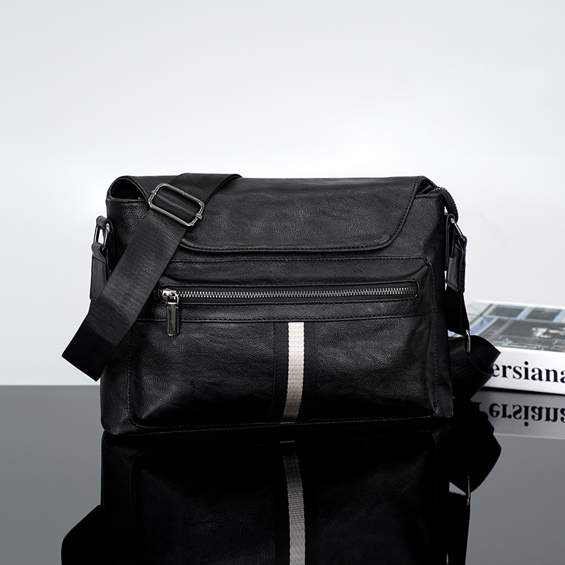 Muška crossbody torba, PU materijal, unisex stil, podstava poliester, pogodna za rekreacijska putovanja