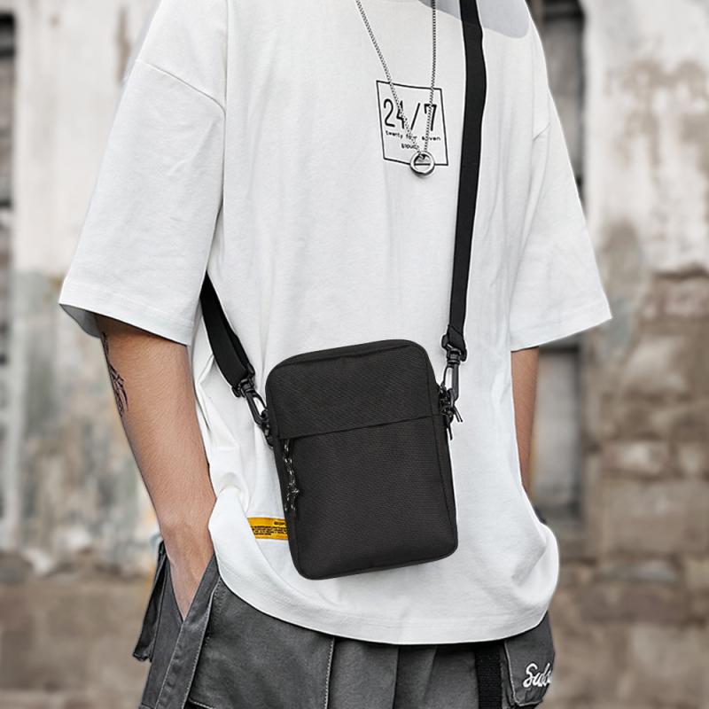Muška crossbody torba Mikanu, od Oxford platna, vodootporna, za poslovna putovanja