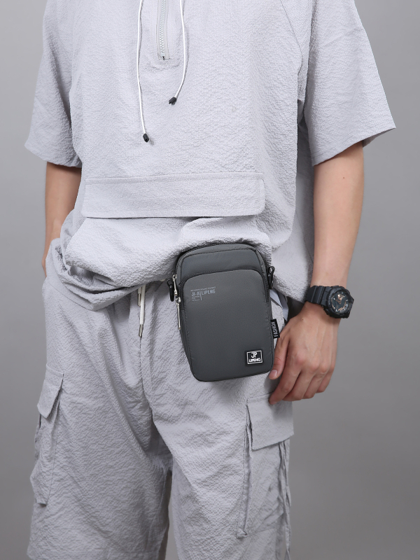 Férfiak számára keresztpántos telefon-táska több rekesszel, ultra könnyű, vízálló, lélegző, Oxford anyag, tavasz 2025