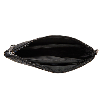 Muška PU kožna klutch torba, prugasti uzorak, poslovni stil, model 1022, vodootporna