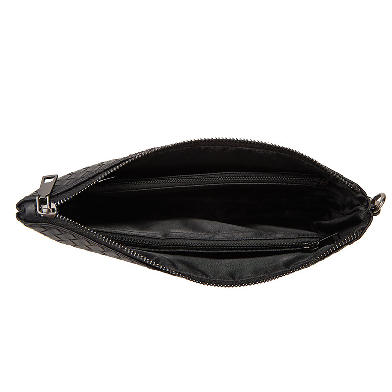 Muška PU kožna klutch torba, prugasti uzorak, poslovni stil, model 1022, vodootporna