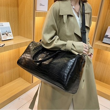 Unisex putna tote torba, PU vodootporna, otporna na habanje i sklopiva, kapacitet 36–55L