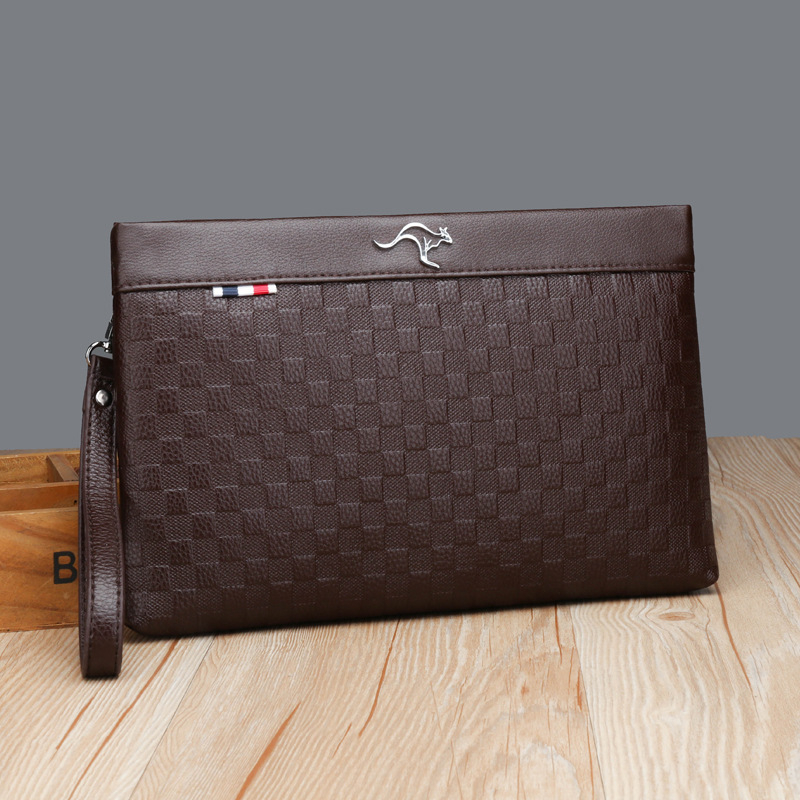 Muška clutch torba, PU koža, otporna na habanje, poliester podstava, Junzidaishu marka