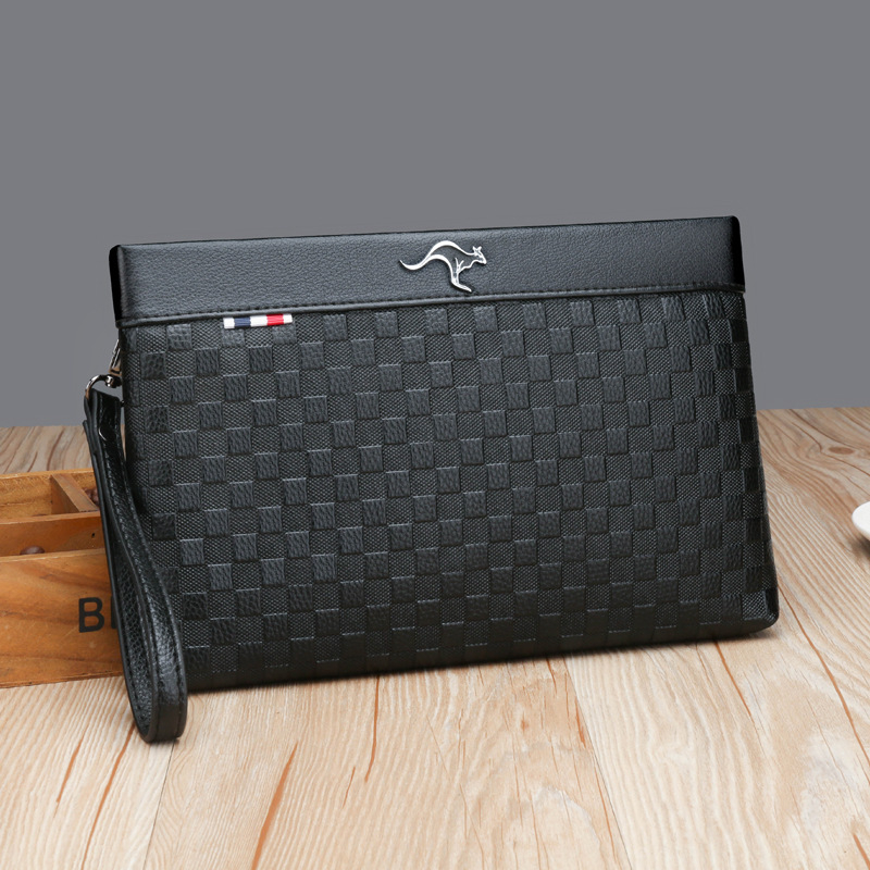 Muška clutch torba, PU koža, otporna na habanje, poliester podstava, Junzidaishu marka